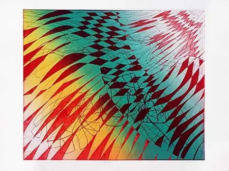 Grabado Hayter - North East