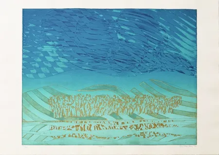 Grabado Hayter - People