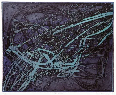 Grabado Hayter - Perseides