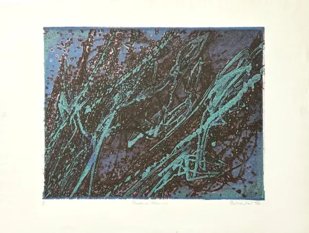 Grabado Hayter - Poissons volants