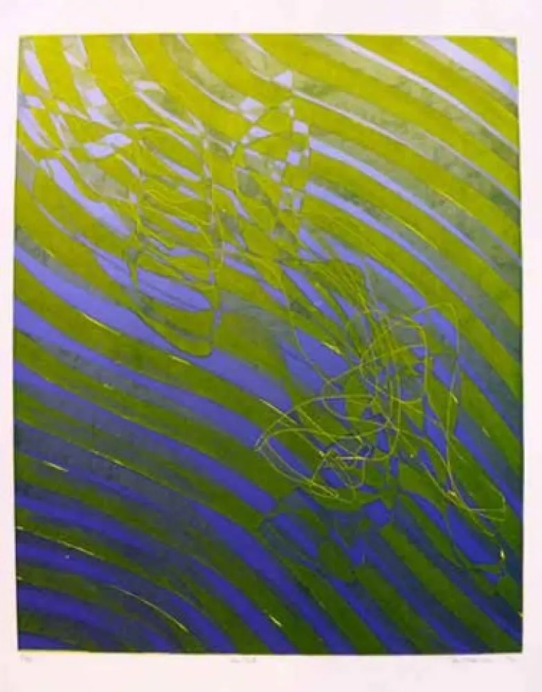 Aguafuerte Hayter - The Fall