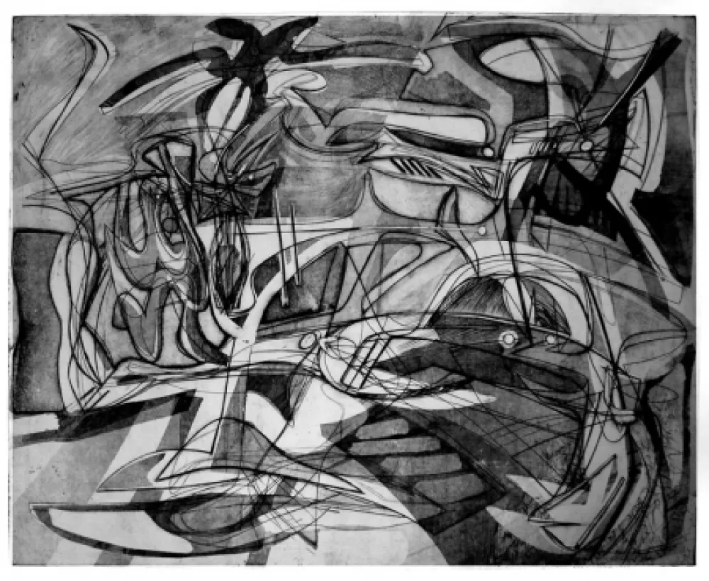 Grabado Hayter - Tropique du cancer