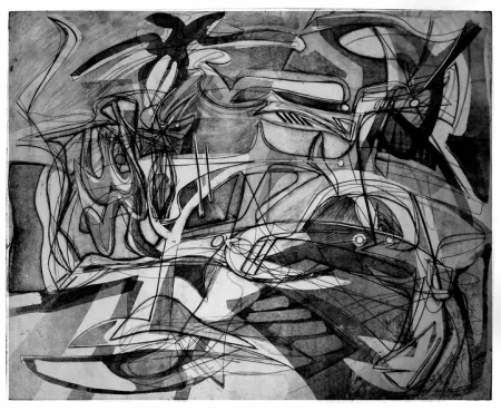 Grabado Hayter - Tropique du cancer