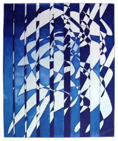 Grabado Hayter - Voiles