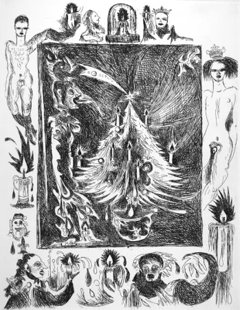 Aguafuerte Haz - Albero di Natale