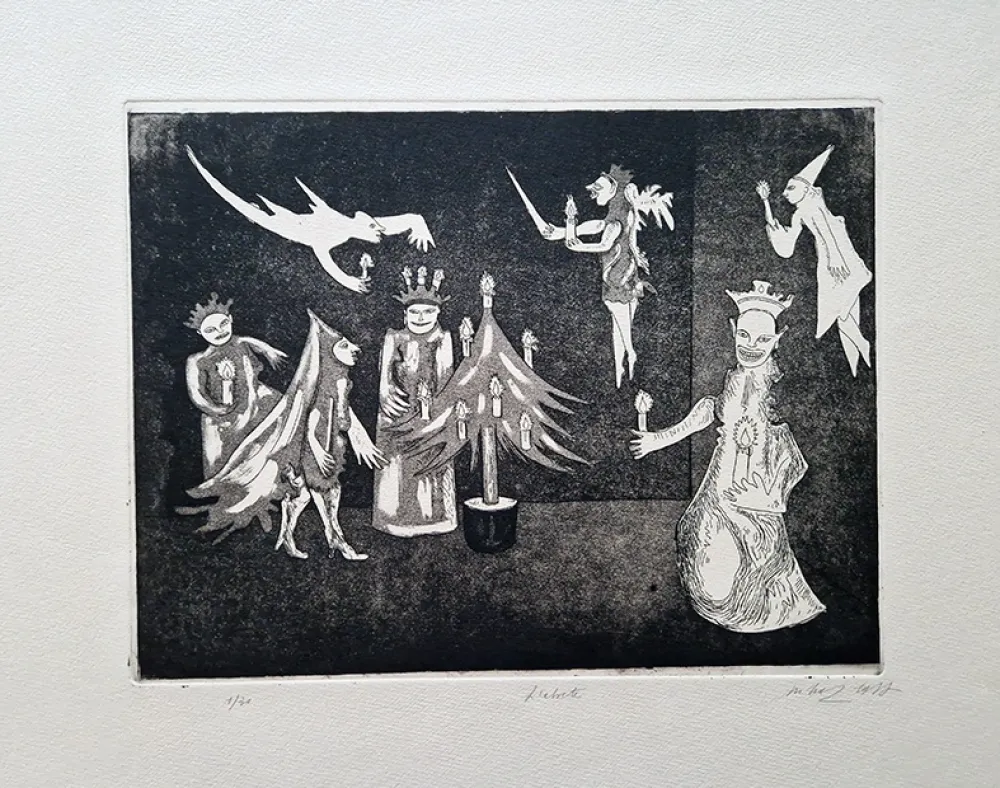 Aguafuerte Haz - L'abete