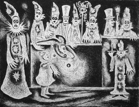 Aguafuerte Haz - Pierrots