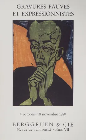 Libro Ilustrado Heckel - Expressionisme, Portrait d'Homme