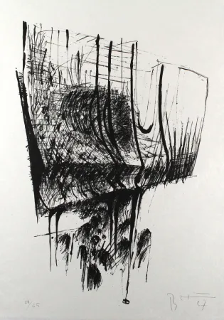 Litografía Heiliger - Komposition II