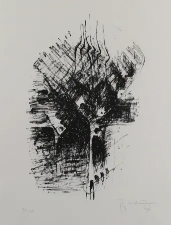 Litografía Heiliger - Komposition III