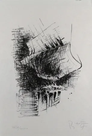 Litografía Heiliger - Komposition VI