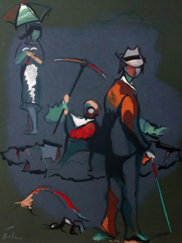 Litografía Helion - Sans titre