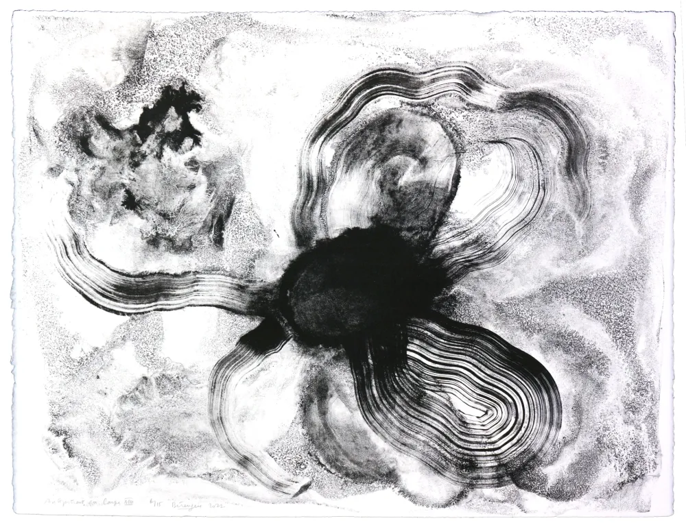 Litografía Henin - Auportrait en carpe XIII