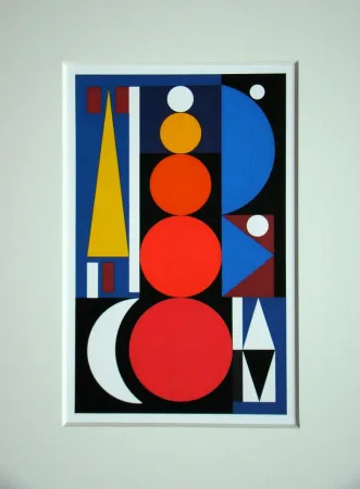 Serigrafía Herbin - Composition, 1949
