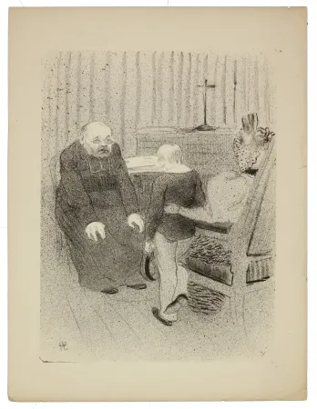 Litografía Hermann-Paul - 10. Le tour