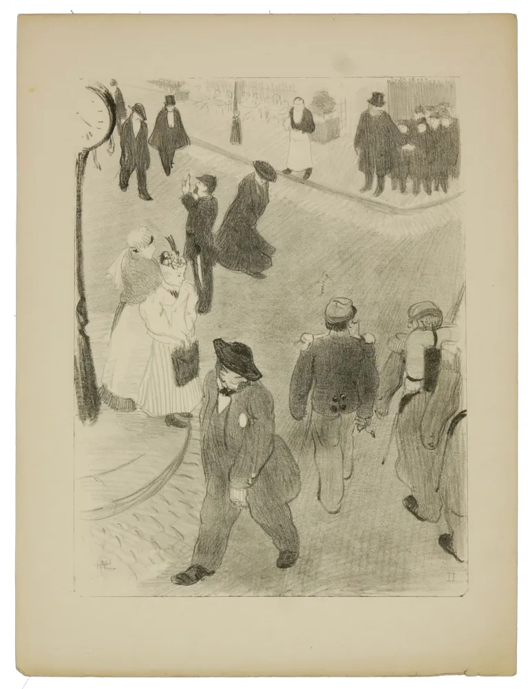 Litografía Hermann-Paul - 2. L'uniforme