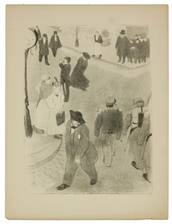 Litografía Hermann-Paul - 2. L'uniforme