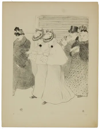 Litografía Hermann-Paul - 3. Gens comme il faut 