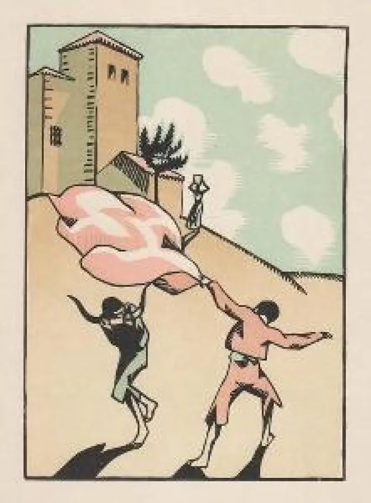 Grabado En Madera Hermann-Paul - Douze dessins pour amour de Goya, composés et gravés par Hermann-Paul