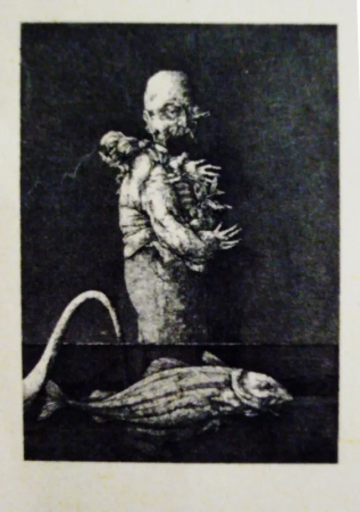 Aguafuerte Y Aguatinta Hernandez - El sueno interrumpido