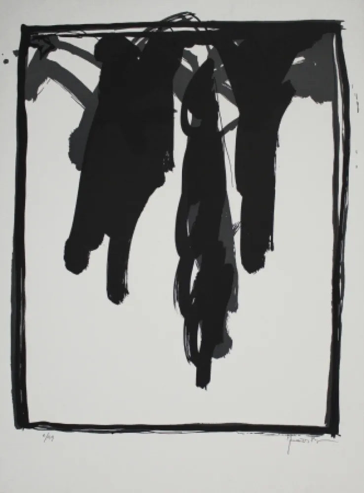 Litografía Hernandez Pijuan - A.L. Barcelona-III