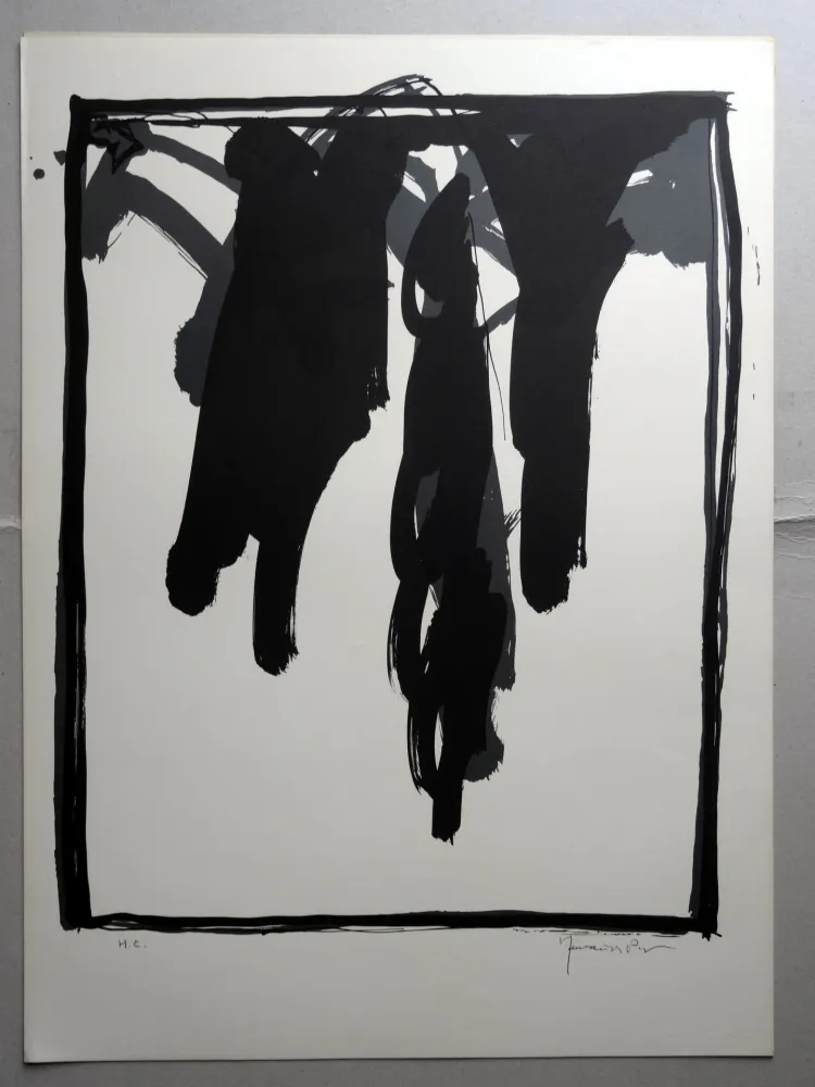 Litografía Hernandez Pijuan - A.L. Barcelona-III