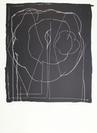 Litografía Hernandez Pijuan - A.L. Barcelona-IV