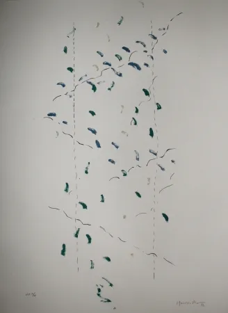 Litografía Hernandez Pijuan - A.L. Osaka (avant-la-lettre Osaka)