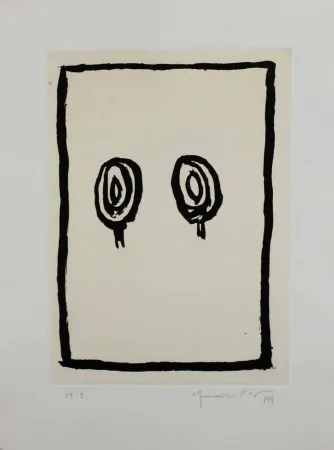 Aguatinta Hernandez Pijuan - Arbres 3