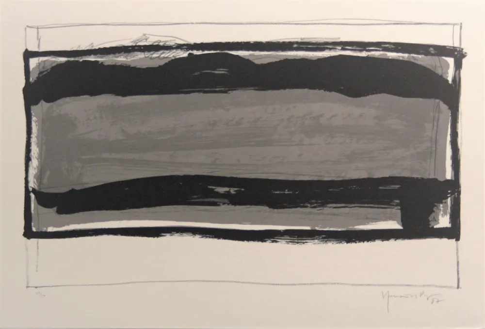 Litografía Hernandez Pijuan - Carpeta 12 aniversari Galeria Joan Prats