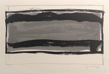 Litografía Hernandez Pijuan - Carpeta 12 aniversari Galeria Joan Prats