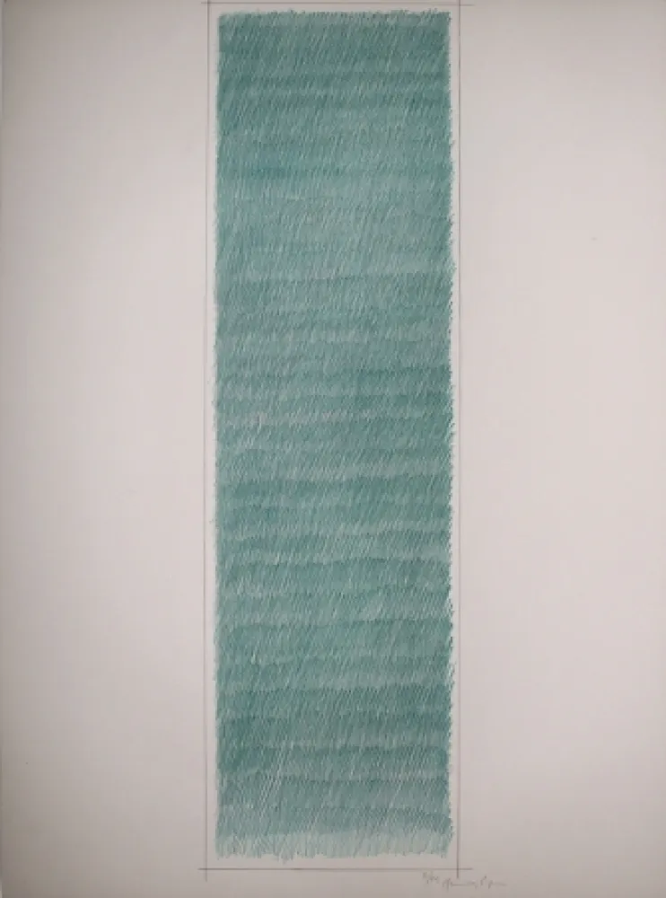 Litografía Hernandez Pijuan - Cartel avant la lettre de las exposiciones Galeria Joan Prats y Galeria Ciento