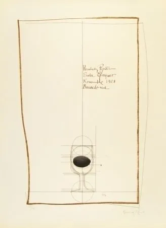 Litografía Hernandez Pijuan - Cartel exposición Sala Gaspar