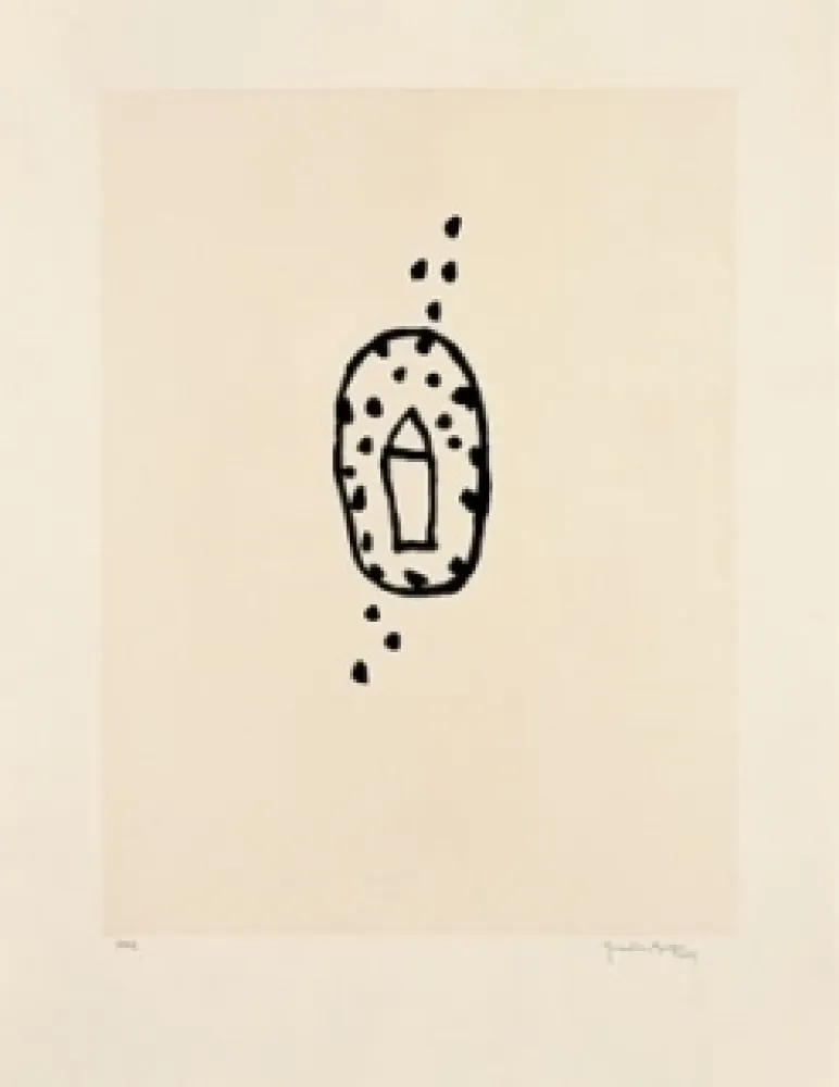 Aguafuerte Y Aguatinta Hernandez Pijuan - Casa amb jardi 2