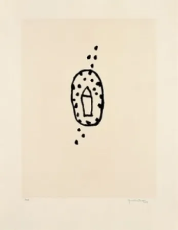 Aguafuerte Y Aguatinta Hernandez Pijuan - Casa amb jardi 2