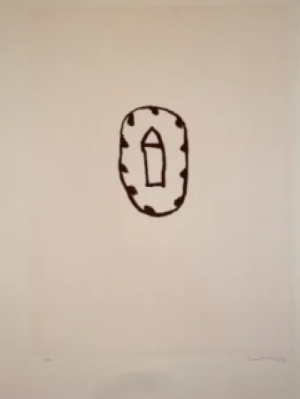 Aguafuerte Y Aguatinta Hernandez Pijuan - Casa amb jardi 3