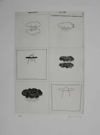 Grabado Hernandez Pijuan - Esbós (