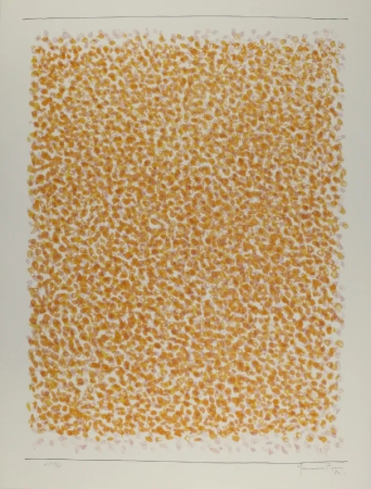 Litografía Hernandez Pijuan - Exposición Galería Joan Prats