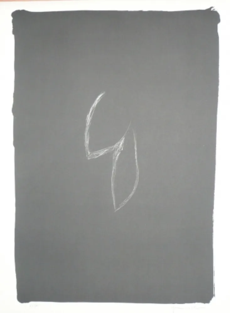 Litografía Hernandez Pijuan - Fulles 1