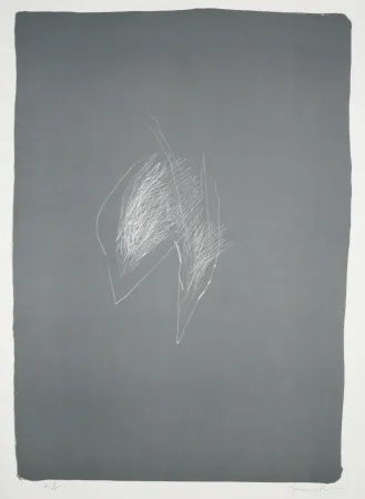 Litografía Hernandez Pijuan - Fulles 2