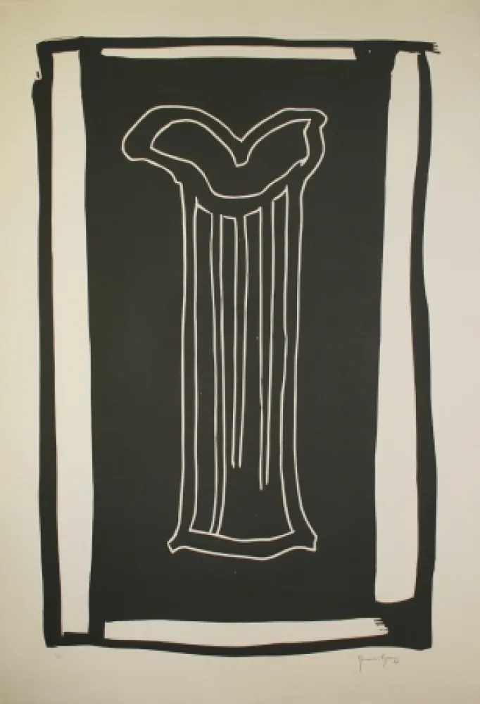 Linograbado Hernandez Pijuan - Gerro (Vase)
