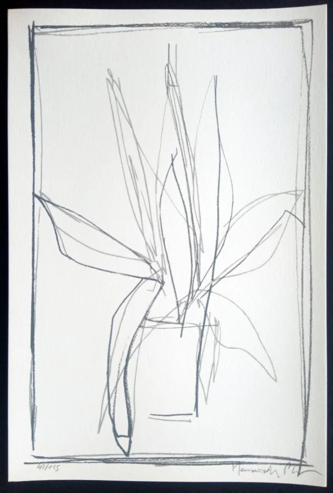 Serigrafía Hernandez Pijuan - Hojas Sueltas