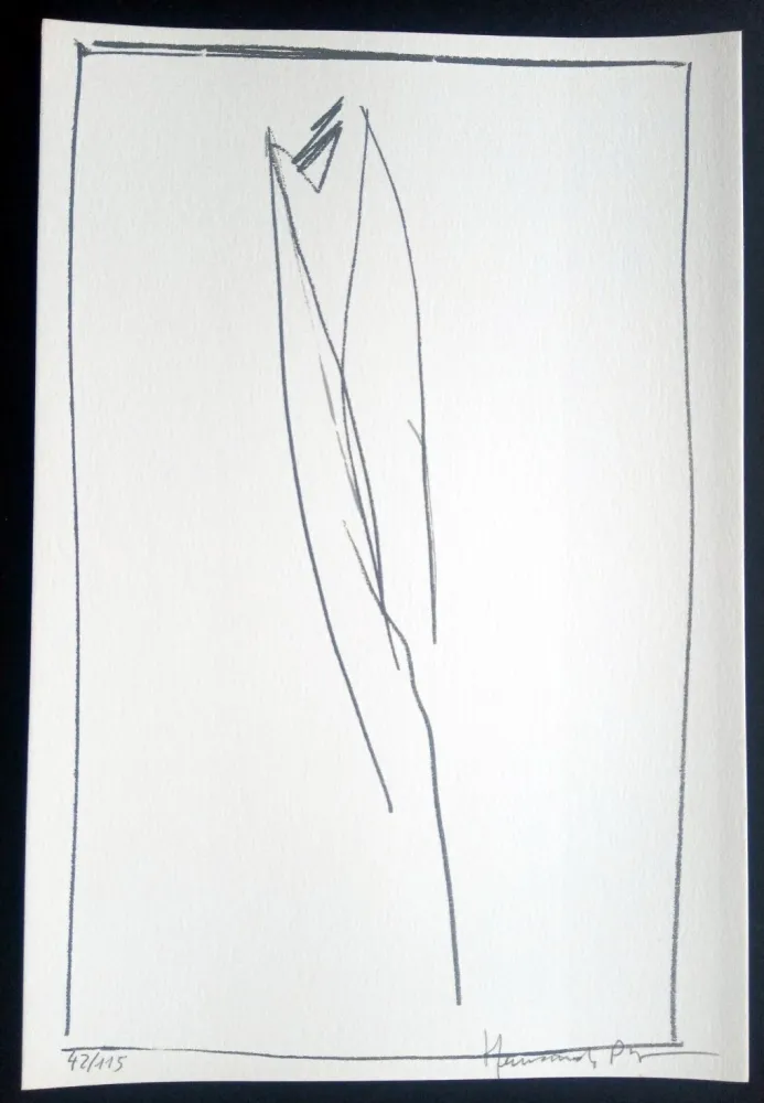 Serigrafía Hernandez Pijuan - Hojas Sueltas