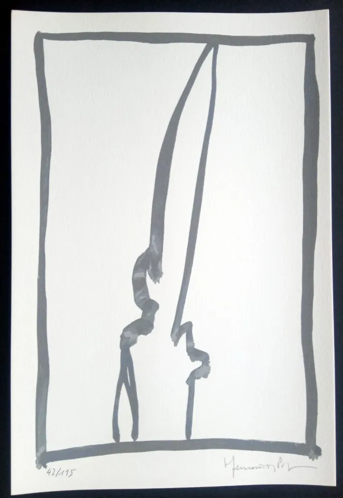 Serigrafía Hernandez Pijuan - Hojas Sueltas