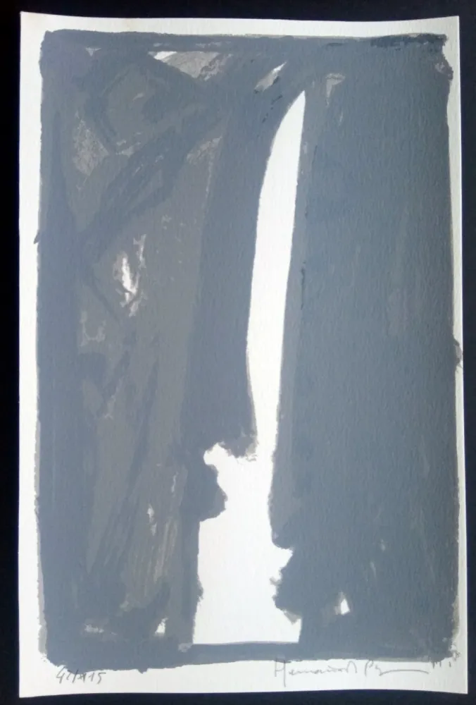 Serigrafía Hernandez Pijuan - Hojas Sueltas