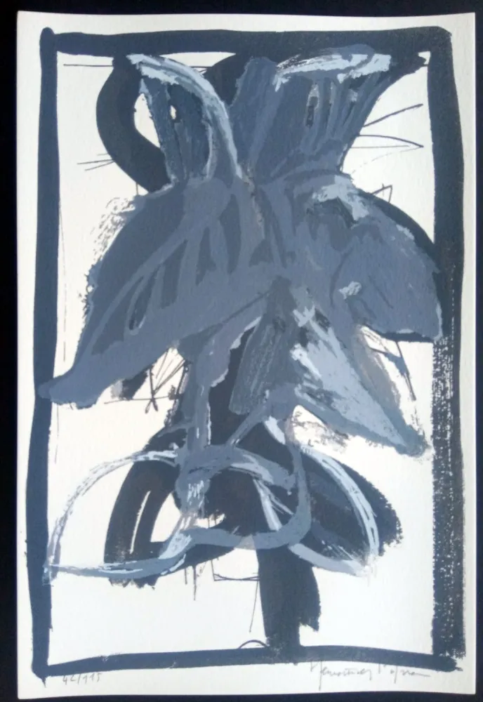 Serigrafía Hernandez Pijuan - Hojas Sueltas