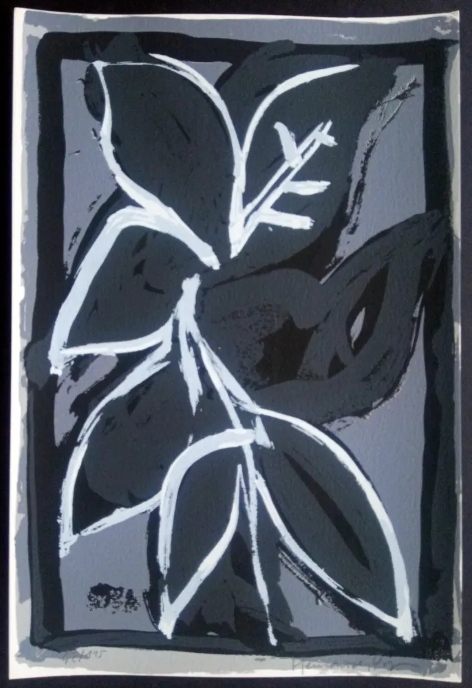 Serigrafía Hernandez Pijuan - Hojas Sueltas