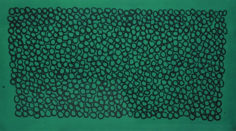 Aguafuerte Hernandez Pijuan - Jardín 