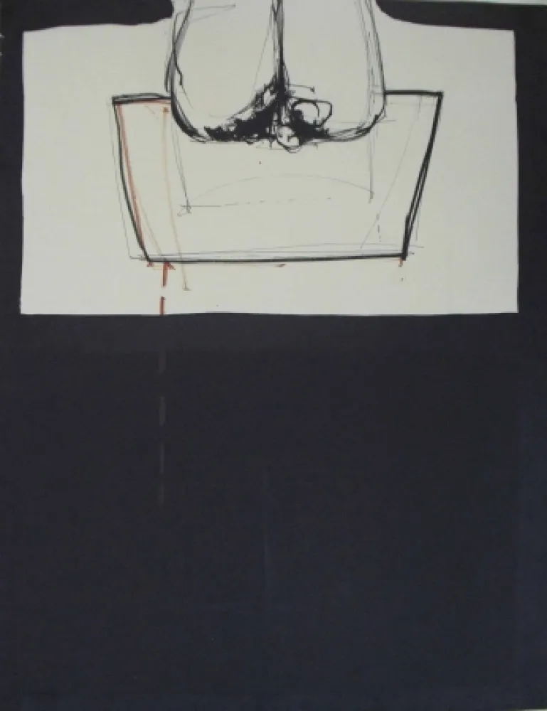 Litografía Hernandez Pijuan - Las celdas