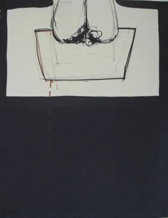 Litografía Hernandez Pijuan - Las celdas